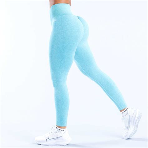 Leggings DFYNE Saldi - DFYNE Hannah Pearson Leggings Crystal Sea