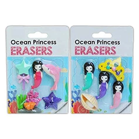 Ocean Princess Mermaid Eraser Set - Perfect for Kids – Etrending