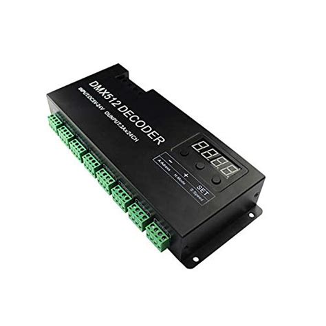 Buy Mucjun 24 Channel DMX Decoder Dmx512 Constant Voltage Decoder 24 Ch ...