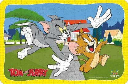 Lattice Tom and Jerry Catch & Run Jigsaw Puzzle, 108 Pcs, Multicolor ...