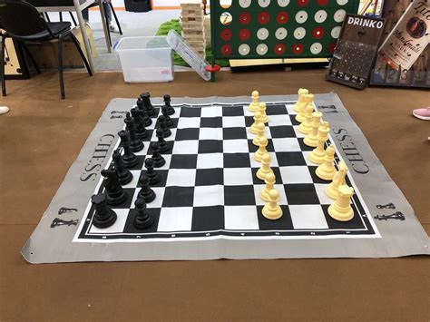 Outdoor Giant Chess Set,Outdoor Chess Set,Plastic Chess Set With 10 ...