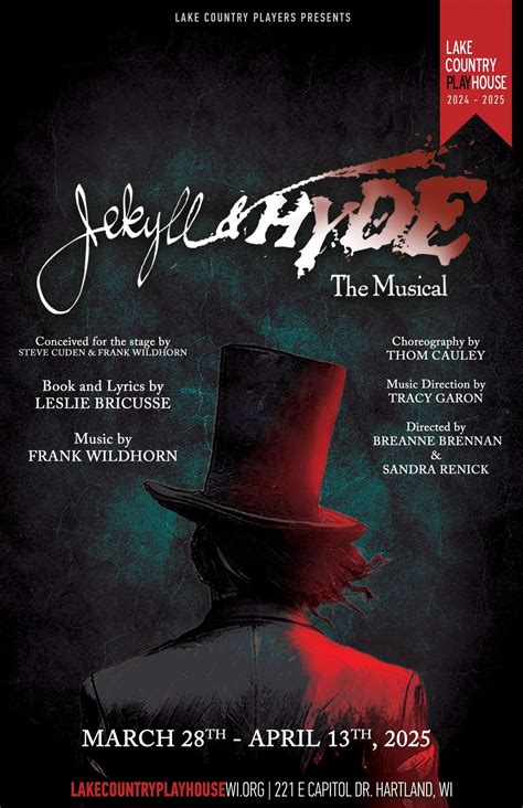 AUDITION - JEKYLL & HYDE THE MUSICAL, 221 E Capitol Dr, Hartland, WI ...