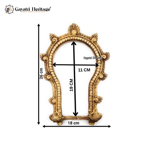 Brass Prabhavali Frame – Traditional Spiritual Wall Decor | Gayatri He ...
