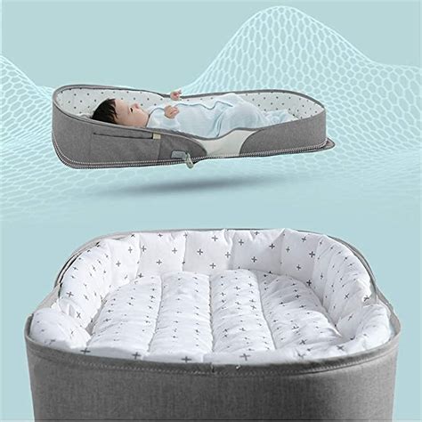 LEVGRY Baby Nest Sleeper Baby Lounger Baby Bassinet for Bed Foldable ...