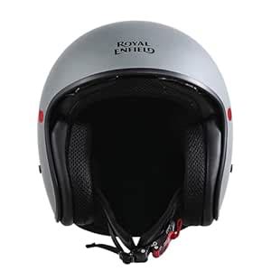 Royal Enfield Open face Helmet Aviator Solid of IED FIB G Grey (L) 60CM ...