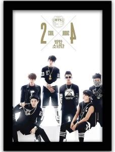 BTS Music Band Framed Poster for Home and Office - BTS Boys Poster with ...