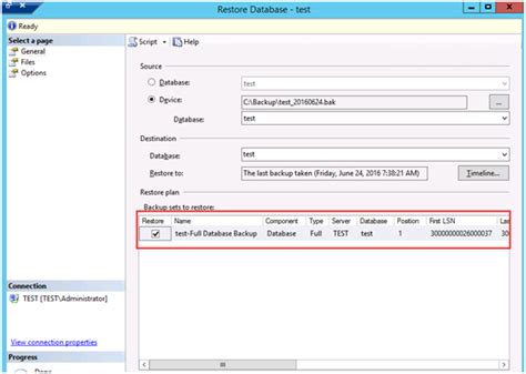 Image result for How to Restore Database Using SSMS V1.8