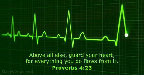 Proverbs 4:23 - Bible verse - DailyVerses.net