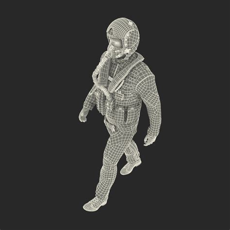 3D US Military Jet Fighter Pilot Pose 3 | 3D Molier International