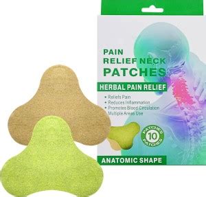Fruitcolor Anatomic Shape Pain Relief Neck Patches Herbal Pain Relief ...