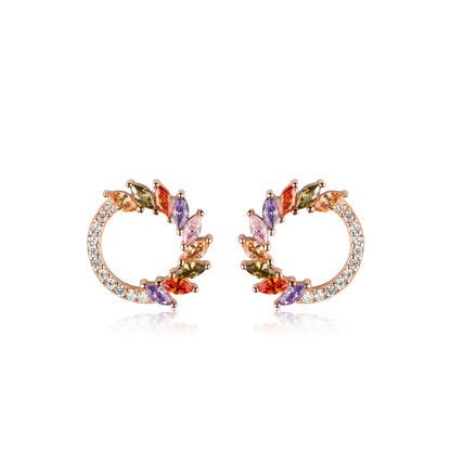 Aurora Bloom Earrings - 925 Silver – WHITEVELVET