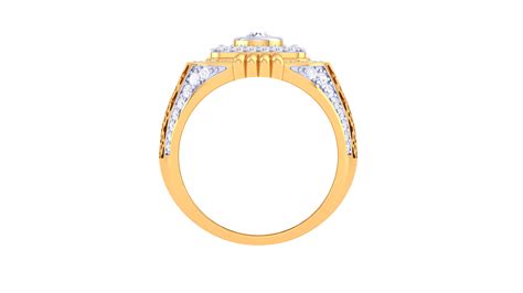 Iconique Carreau Signature – 1.11 Ct Round Diamond Gold Ring – Starlit ...