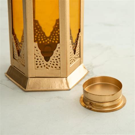 Buy Corsica Mystic India Metal Tall Moroccan Lantern from Corsica by ...