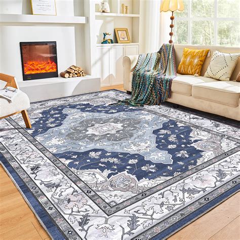 OPPODREAM Area Rug 5x7, Ultra Soft 5x7 Rugs for Living Room, Washable ...