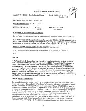 Fillable Online Fillable Online ZONING CHANGE REVIEV SHEET CASE: C14 ...