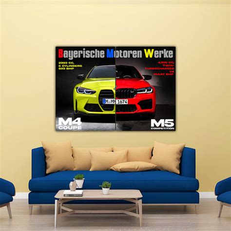 BMW M4-M5 2-Panel Split Design – Frame Kro