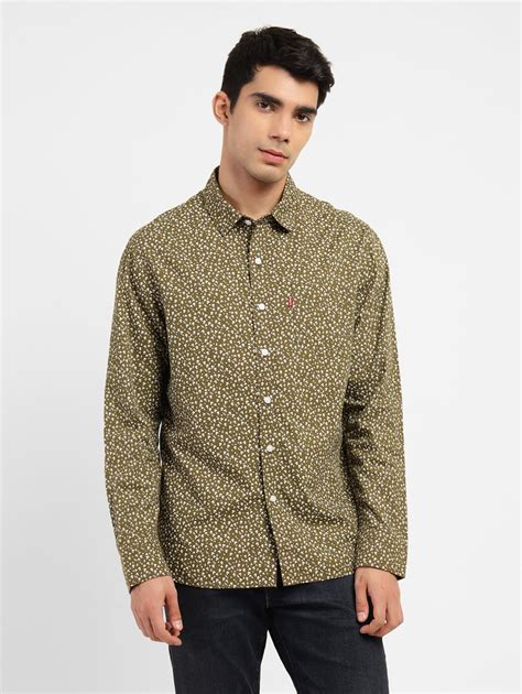 Men's Printed Spread Collar Shirt – Levis India Store