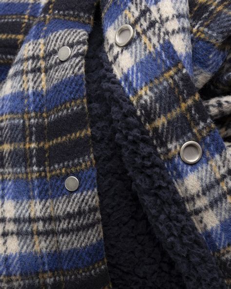 Heron Preston x Calvin Klein – Mens Plaid Jacket Blue Plaid ...