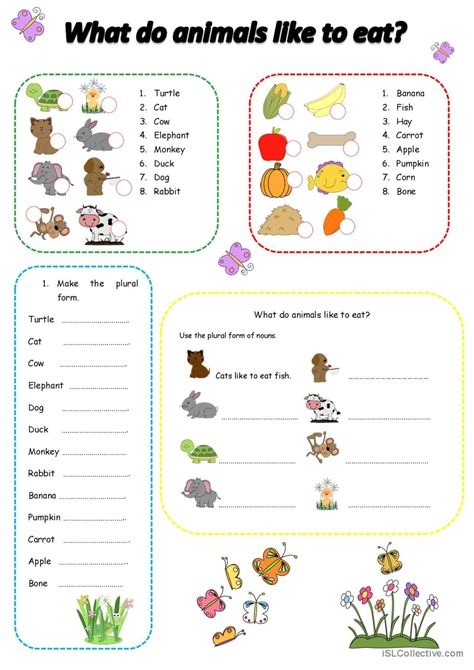 Worksheet On What Do Animals Eat at Terri Greaves blog
