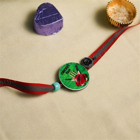 Buy Cricket Fanatic Quirky Rakhi Online in India - Mypoojabox.in