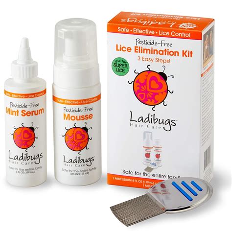 Amazon.com: LADIBUGS One and Done Lice Treatment Kit - 3-Step ...