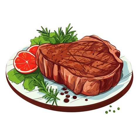 Grilled Steak Clipart - Generative Ai 26912522 PNG