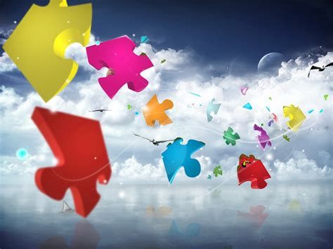 puzzles flight sky clouds colorful - Photo #11856 - Free 3D Models ...