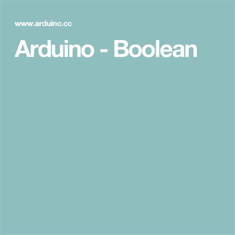 Image result for Boolean Arduino
