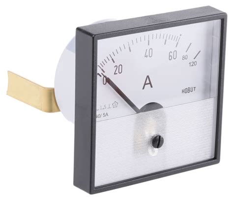 PD72MIS5A2/2-001 0/60/120A HOBUT | HOBUT Analogue Panel Ammeter 0/60 ...