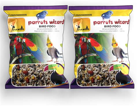 Buy RAFOLA Big Parrot Food-Premium Bird Food Granule For Exotic Birds ...