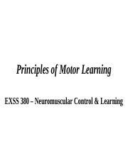 Motor Learning Principles 的图像结果