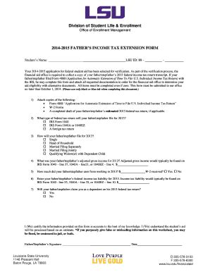 Fillable Online sites01 lsu Division of Student Life & - sites01 lsu ...