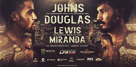 LFA 198 - Betting Odds, Prediction: Johns vs Douglas – RingSide24