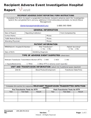 Investigating and Reporting Adverse Reactions Related to ... Doc ...
