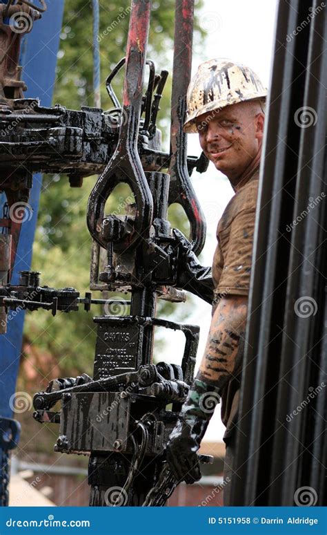 Oil Rig Worker stock photo. Image of driller, laborer - 5151958