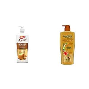 Buy Dabur Almond Shampoo - With Almond-Vita Complex & Milk Extracts for ...