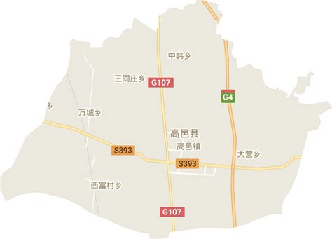 高邑县高清卫星地图