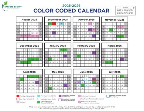 Harford County Public Schools Calendar 25-26 Revised [PDF] - EduCounty