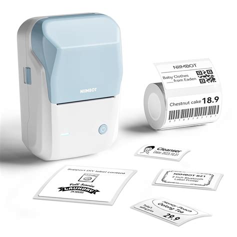 NIIMBOT B1 Label Maker Machine with Tape, Thermal Label Printer Easy to ...