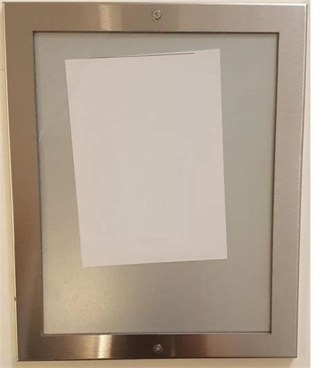 Heavy-Duty Elevator Certificate And Notice Frame – 6X9 Inch Interior ...