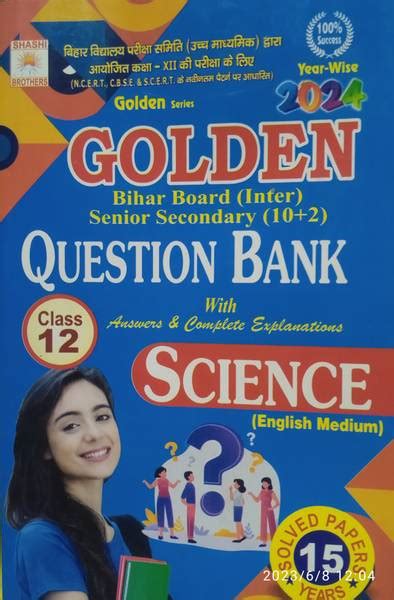 Golden Bihar Board (Inter) Senior Secondary (10+2)Question Bank With ...