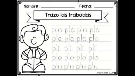 SÍLABAS TRABADAS con PL PR | Hojas de trabajo de lectura | Spanish blends
