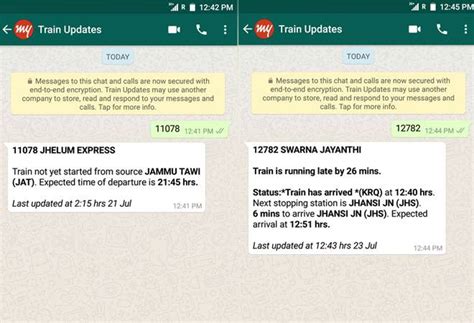 Indian Railways passengers can now check train status on WhatsApp, here ...