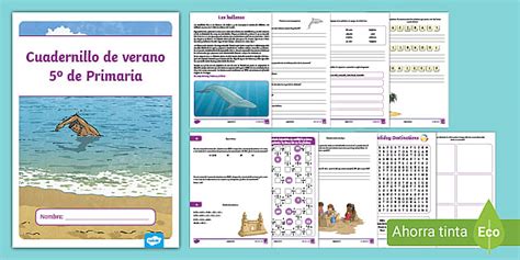 Cuadernillo de verano: 5º de Primaria