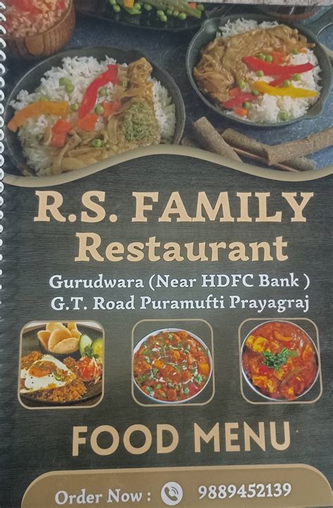 Menu at R.S family restaurant, India, 33
