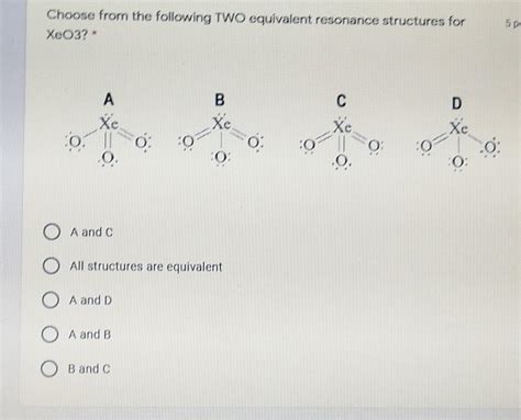 Image result for Equivalent Resonance Structures