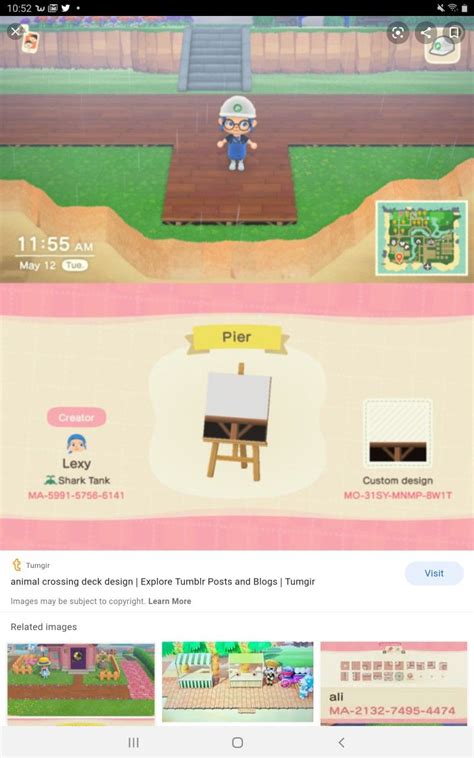 Acnh Wood Path Design Deck Tutorial 的图像结果