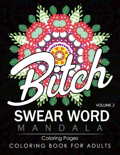 Swear Word Mandala Coloring Pages: Rude and Funny Swearing and Cursing ...