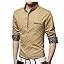 Buy IndoPrimo Men's Cotton Casual Shirt for Men Full Sleeves (Cream ...