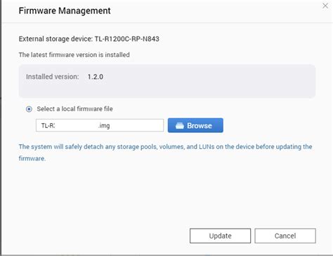 How to Update Firmware of TL-R series JBOD Expansion | QNAP (IN)